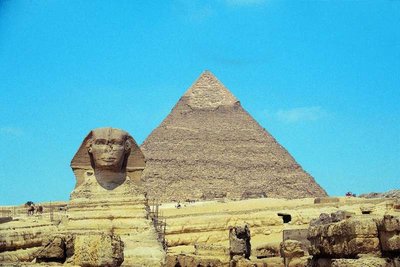 Fotička pyramidy v Egyptě