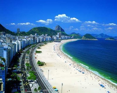Brazilie a pláž